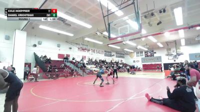 120 lbs Round 1 - Cole Hoeppner, Team Thunder vs Daniel Uriostegui, Silverback Wrestling Club