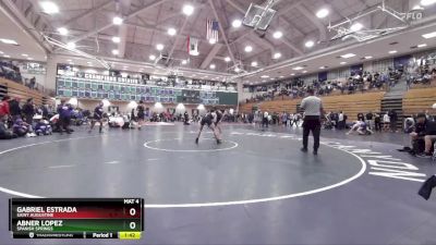 157 lbs Champ. Round 3 - Gabriel Estrada, Saint Augustine vs Abner Lopez, Spanish Springs