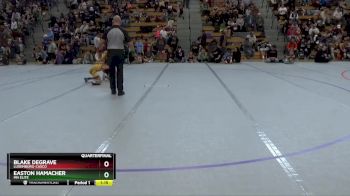 70 lbs Quarterfinal - Blake DeGrave, Luxemburg-Casco vs Easton Hamacher, MN Elite