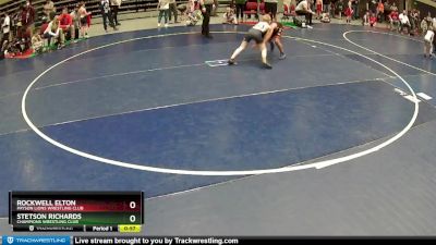 80 lbs Cons. Semi - Rockwell Elton, Payson Lions Wrestling Club vs Stetson Richards, Champions Wrestling Club