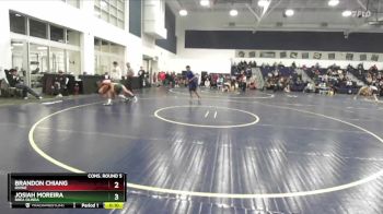 150 lbs Cons. Round 5 - Josiah Moreira, Brea Olinda vs Brandon Chiang, Irvine