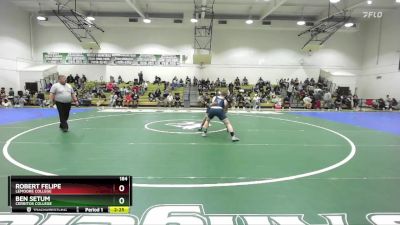 184 lbs Cons. Round 3 - Ben Setum, Cerritos College vs Robert Felipe, Lemoore College