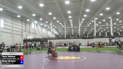 155 lbs Taylor Williams, North Carolina Blue vs Eloise Woolsey, New Mexico