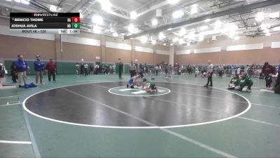 120 lbs Champ. Round 1 - Benicio Thome, Bishop Amat vs Joshua Avila, Notre Dame