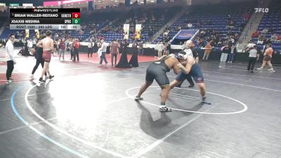 285 lbs Round Of 32 - Brian Waller-Reitano, Central Catholic vs Joaxis Medina, Springfield Central