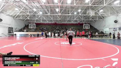 165 lbs Cons. Round 2 - Dylan Hartley, Palomar College vs Donovan Chavez, Cerritos College