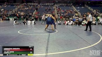 1A 285 lbs Semifinal - Caleb Hovis, Cherryville vs Johnatan Argueta, Starmount