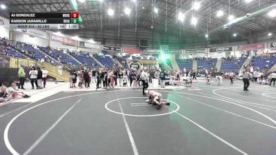 82 lbs Quarterfinal - Aj Gonzalez, Monster Garage vs Karson Jaramillo, Dragon Wrestling CO