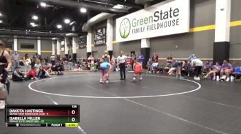 136 lbs Round 3 (16 Team) - Isabella Miller, Female Elite Wrestling vs Dakota Hastings, Grand View Wrestling Club