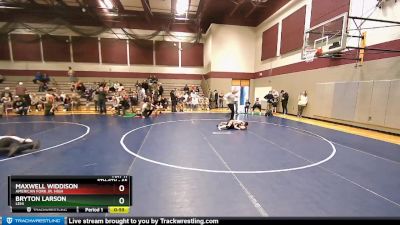 65 lbs Cons. Round 3 - Bryton Larson, Lehi vs Maxwell Widdison, American Fork Jr. High