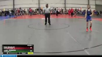 80 lbs Round 1 (6 Team) - Max Bradley, Oklahoma Storm vs Luke Johnson, Scorpions