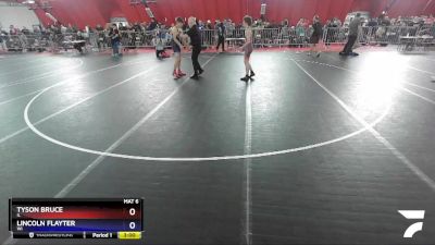 120 lbs Champ. Round 2 - Tyson Bruce, IL vs Lincoln Flayter, WI