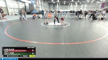 82 lbs Champ. Round 1 - Willy Goss, Moses Lake Wrestling Club vs Lane Black, Inland Northwest Wrestling Training Center