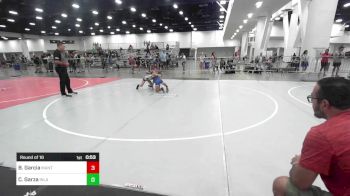69 lbs Round Of 16 - Brady Garcia, Mantanona TC vs Cree Garza, Inland Northwest Training Center