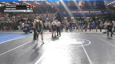 215 3A Quarterfinal - Adam Cantu, Hialeah Gardens Sr. vs Jude Dicicco, Hagerty