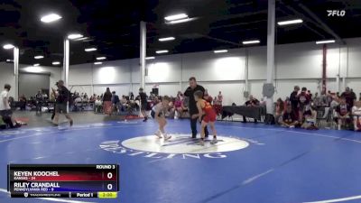 77 lbs Round 3 (8 Team) - Keyen Koochel, Kansas vs Riley Crandall, Pennsylvania Red