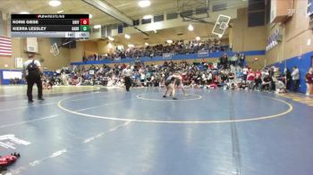 120lbs Cons. Round 2 - Korie Giese, University (Girls) vs Kierra Lessley, Harrisburg (Girls)