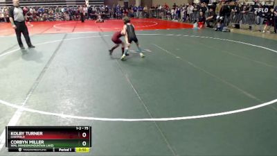 75 lbs Cons. Semi - Corbyn Miller, WML (Windom/Mountain Lake) vs Kolby Turner, Chatfield