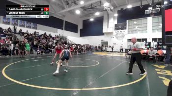 106 lbs Champ. Round 1 - Davis Shaposhnick, Great Oak vs Vincent Tran, Alhambra