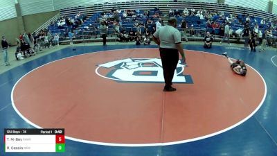 12U Boys - 74 lbs Cons. Round 2 - Reid Cassin, Maurer Coughlin Wrestling Club vs Tanner McCray-Bey, Rampage Wrestling