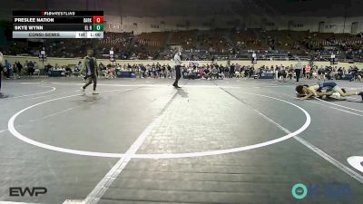 115 lbs Consolation - Preslee Nation, Darko Valley Wolf Pack vs Skye Wynn, El Reno Wrestling Club