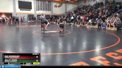 G-6 lbs Round 2 - Bailey Davis, Benton Community vs Ava Rodriguez, Prairie, Cedar Rapids