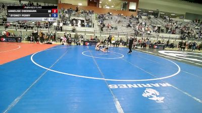 U20 Women - 65 lbs Quarters - Annelise Obermark, MO vs Sydney Perry, IL