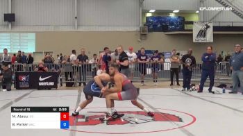 67 kg Round Of 16 - Marcus Abreu, Life University vs Brock Parker, Dubuque Wrestling Club
