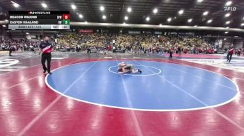 115 lbs Cons. Round 3 - Easton Haaland, Beulah-Hazen Wrestling vs Deacon Wilkins, Sturgis Youth Wrestling