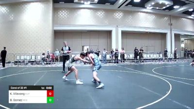 113 lbs Consi Of 32 #1 - Khairyn Vilavong, Elite WC Hawaii vs Brandon Gomez, Reign WC