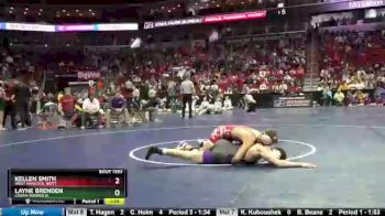 1A-152 lbs Quarterfinal - Kellen Smith, West Hancock, Britt vs Layne Brenden, Logan-Magnolia