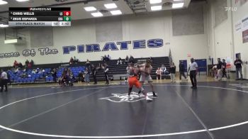 197 lbs 5th Place Match - Zeus Esparza, Chabot College vs Chris Wells, Lassen College