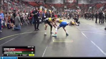 130 lbs Champ. Round 1 - Ethan White, Birch Run PFY WC vs Jonathan Mcfadden, Roseville Eagles WC