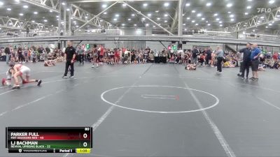 80 lbs Semis (4 Team) - Parker Full, Mat Assassins Red vs LJ Bachman, Revival Uprising Black