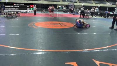 103 lbs Quarterfinal - Samantha Larkin, Old Bridge vs Natalie Andrade, Neshanic Station