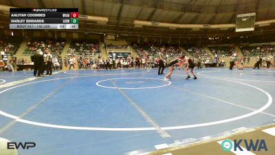 105 lbs Rr Rnd 2 - Aaliyah Coombes, Wyandotte Youth Wrestling vs Harley Edwards, Locust Grove Youth Wrestling