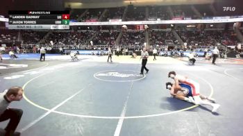 II-170 lbs 7th Place Match - Landen Gadway, Saranac vs Jaxon Torres, Granville/Whitehall