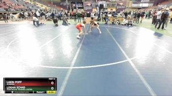 120 lbs Cons. Round 2 - Lakin Poff, Alabama vs Logan Schad, Team Nazar Training Center