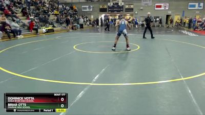 119 lbs Cons. Semi - BRIAR OTTS, Chugiak High School vs Dominick Votta, Eagle River High School