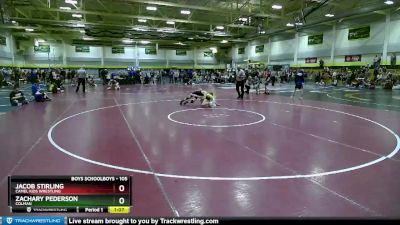 105 lbs 3rd Place Match - Jacob Stirling, Camel Kids Wrestling vs Zachary Pederson, Colman