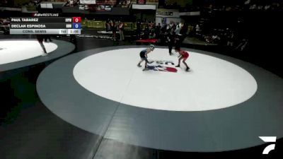 53 lbs Cons. Semis - Paul Tabarez, Imperial Valley Panthers Wrestling vs Declan Espinosa, Rough House Wrestling