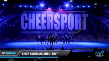 Cheer Nation Athletics - Navy [2021 L1 Junior - D2 - Small - B Day 1] 2021 CHEERSPORT National Cheerleading Championship
