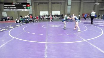 115 lbs Cons. Round 4 - Harper Humes, Francis Howell Central vs Tylee Schultz, Pine Creek