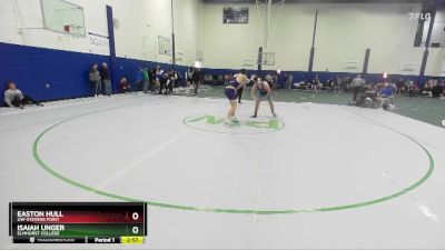 184 lbs Cons. Round 2 - Isaiah Unger, Elmhurst College vs Easton Hull, UW-Stevens Point