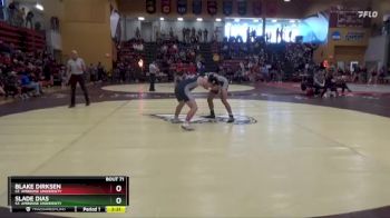 157 lbs Cons. Round 1 - Blake Dirksen, St. Ambrose University vs Slade Dias, St. Ambrose University