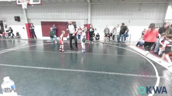 52 lbs Quarterfinal - Haxen Gibson, Wolfpak Wrestling vs Hayes Young, Huskey Wrestling Club