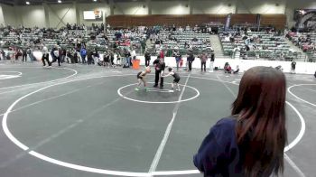 46 lbs Semifinal - Josiah Piz, Team Coalinga vs Kolt Van Orden, Shootbox Rigby