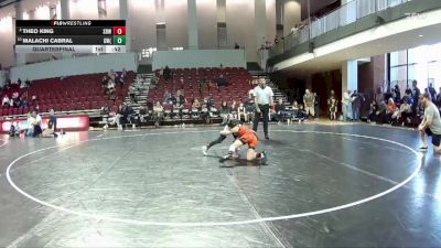 70 lbs Quarterfinal - Malachi Cabral, Guerrilla Wrestling (GWA) vs Theo King, Matoaca Wrestling Club