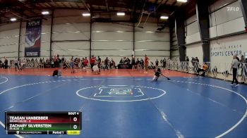 72 lbs Rd# 4- 2:00pm Friday Final Pool - Zachary Silverstein, PA Blue vs Teagan VanBebber, Rough House