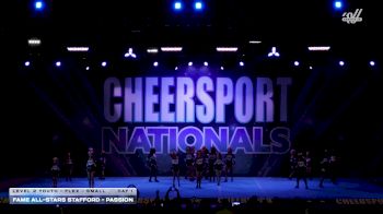 FAME All-Stars Stafford - Passion [2026 L2 Youth - Flex - Small Day 1] 2026 CHEERSPORT National All Star Cheerleading Championship